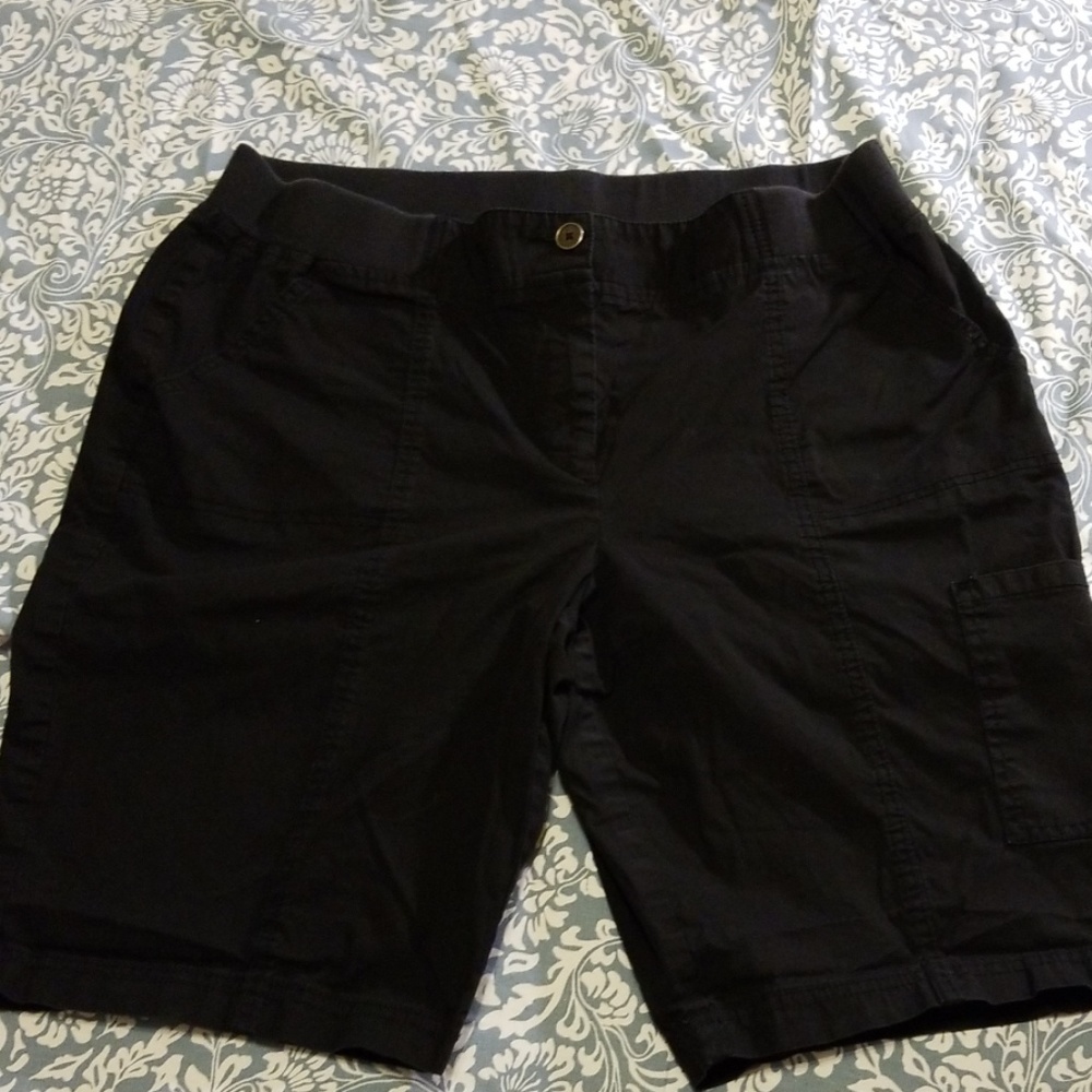 Final Sale🛑 Chicos Size 2 ladies 12 Black Shorts